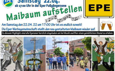 Maibaum aufstellen